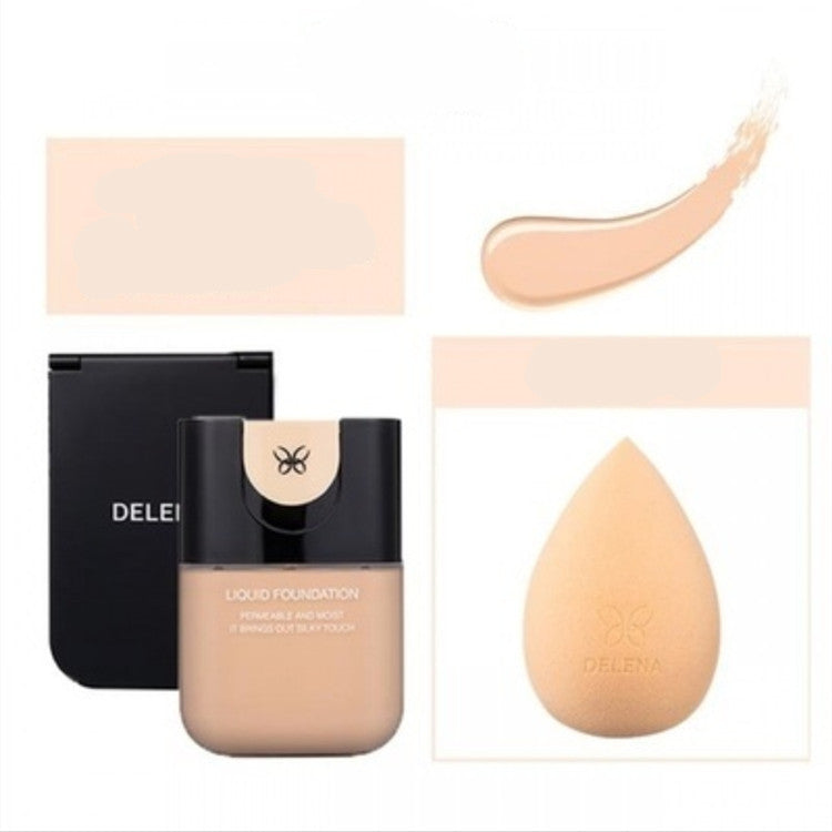 The Manufacturer's Agent Is The Same As The Same Paragraph As The Butterfly Lina DELENA Black Cover Liquid Foundation Douyin Xiaohongshu