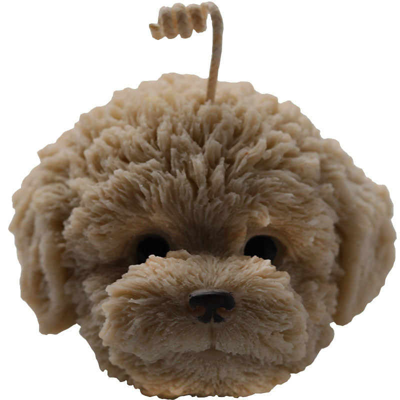 Teddy Head Candle Silicone Mold