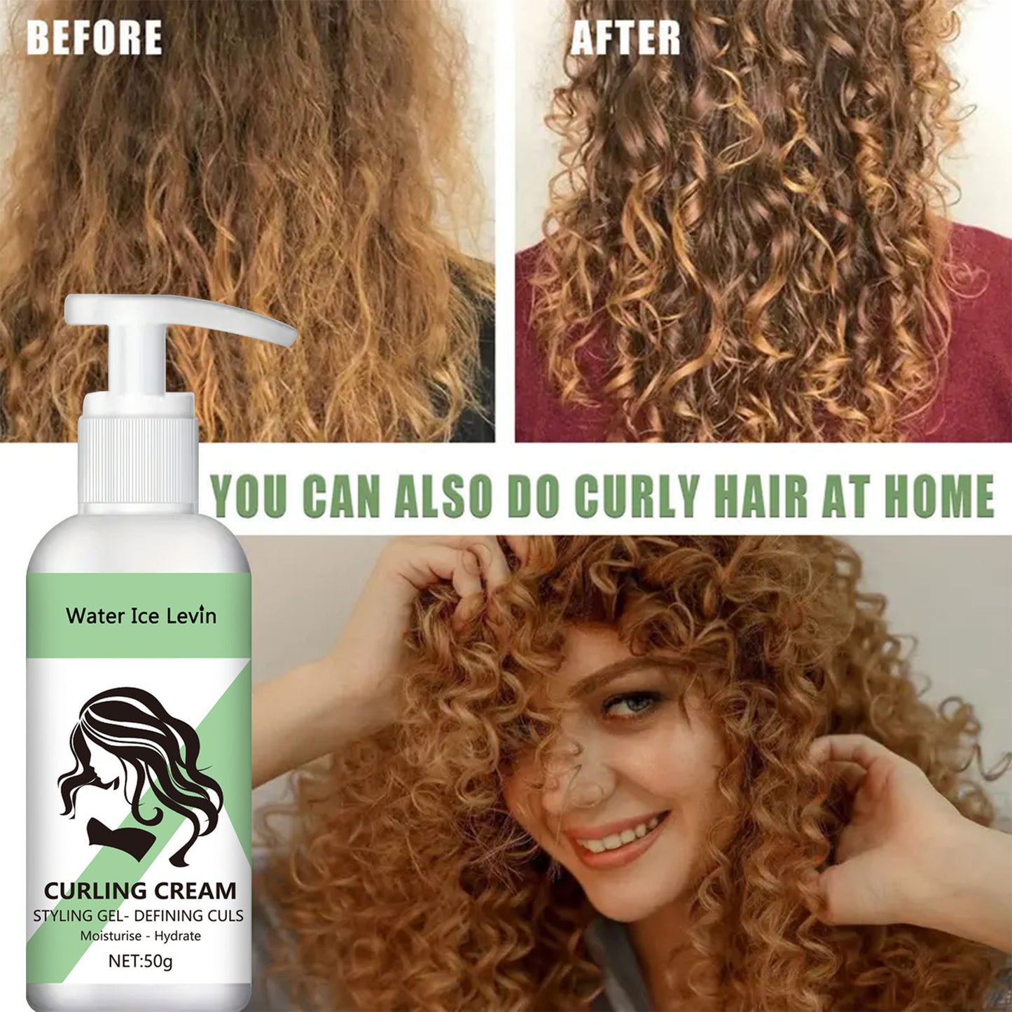 Hair Care Moisturizing Fluffy Long-lasting Styling Elastin