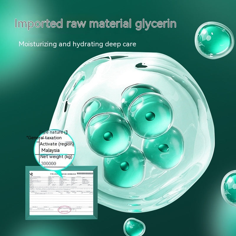 Men's Hydrating And Pore Refining Anti-mite White Clay Oil Control Facial Cleanser