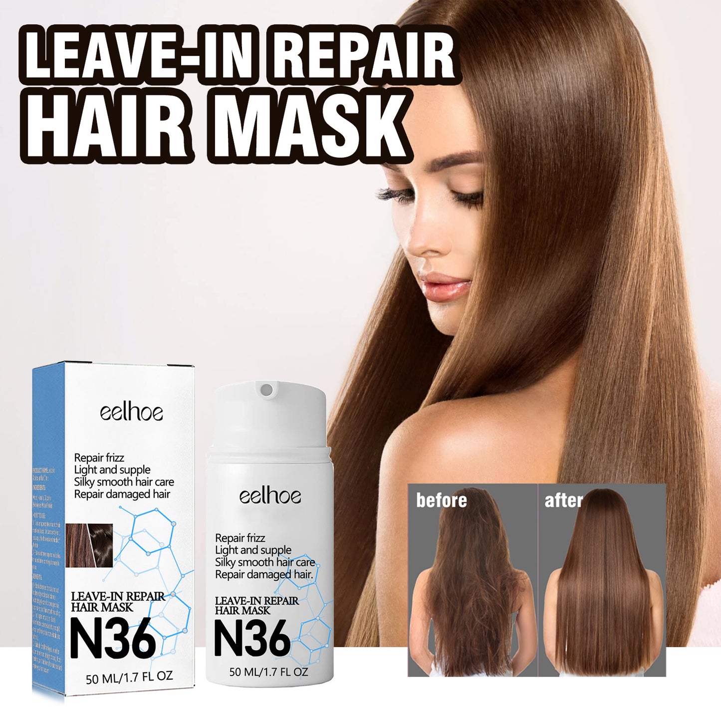 Repair Dry And Frizzy Hair Care Mask