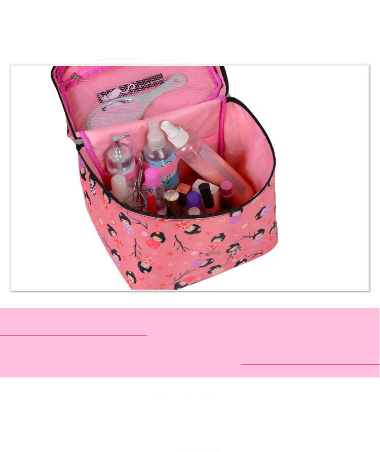 Fashion Personality Square Portable Cosmetic Bag