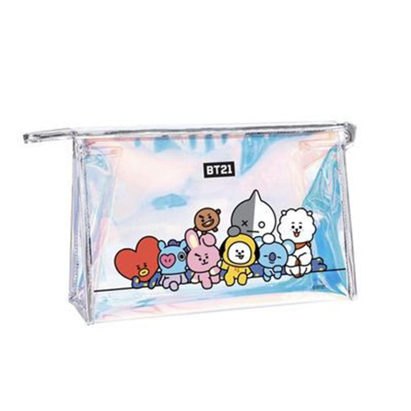 Laser starry sky waterproof cosmetic bag