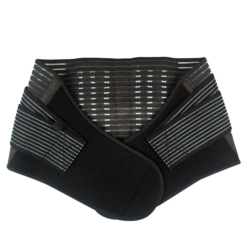 Lumbar support belt is durable and adjustable