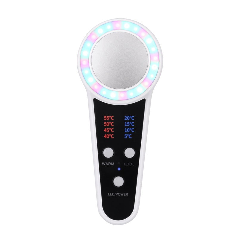 Color light hot and cold beauty instrument