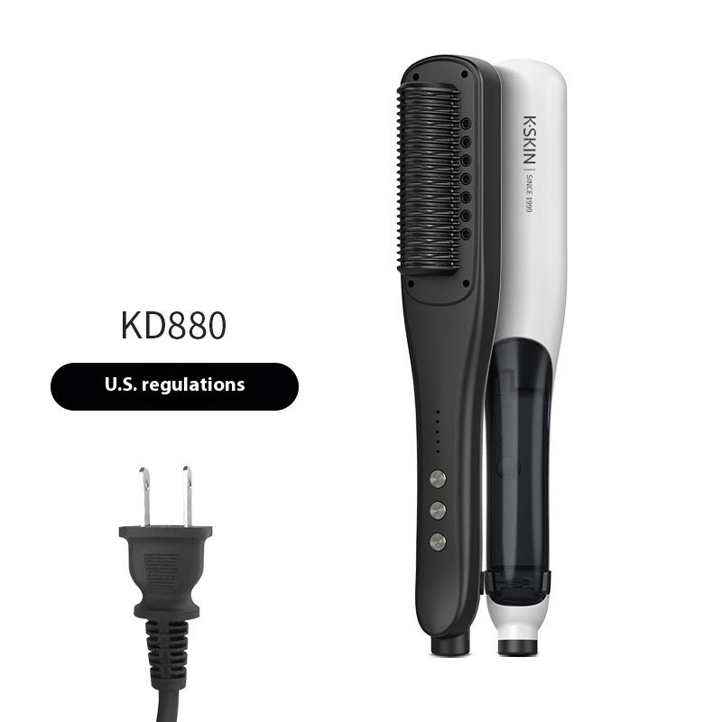 Golden Rice Golden Rice Steam Straight Hair Comb Hydrating Hair Care Natural Anti-frizz Steam Splint Water Light Hair Straightening Tool Moisturizing