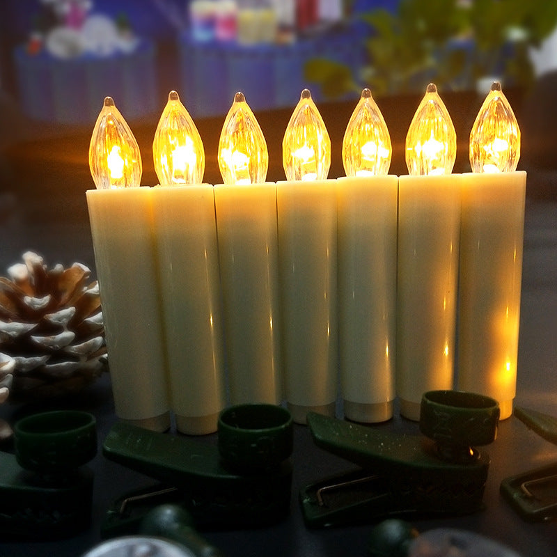 Candle light LED Christmas tree