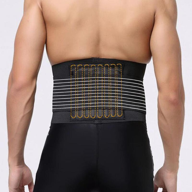 Lumbar support belt is durable and adjustable