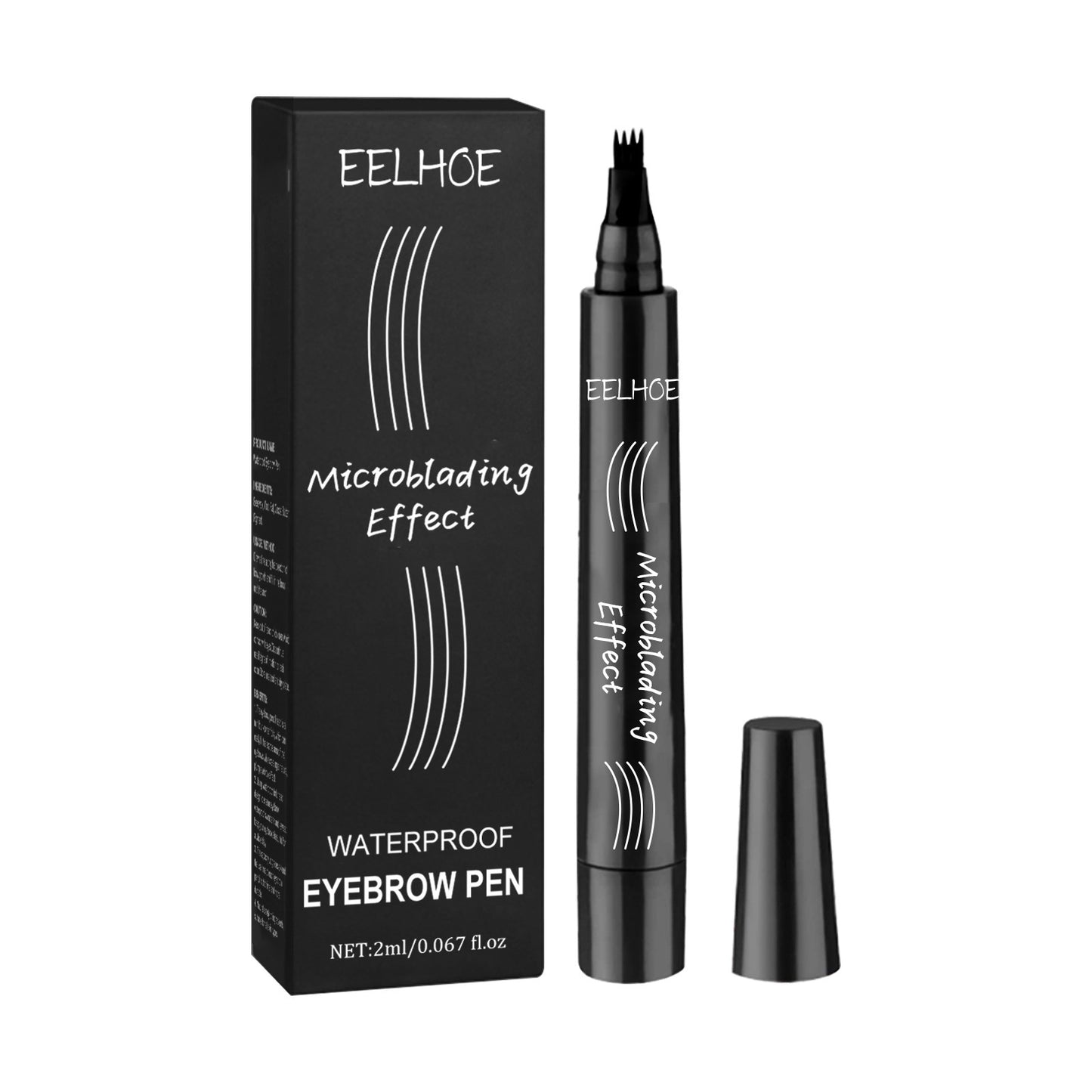 Four-fork Wild Water Eyebrow Pencil Modified Brow Style Waterproof And Sweat-proof