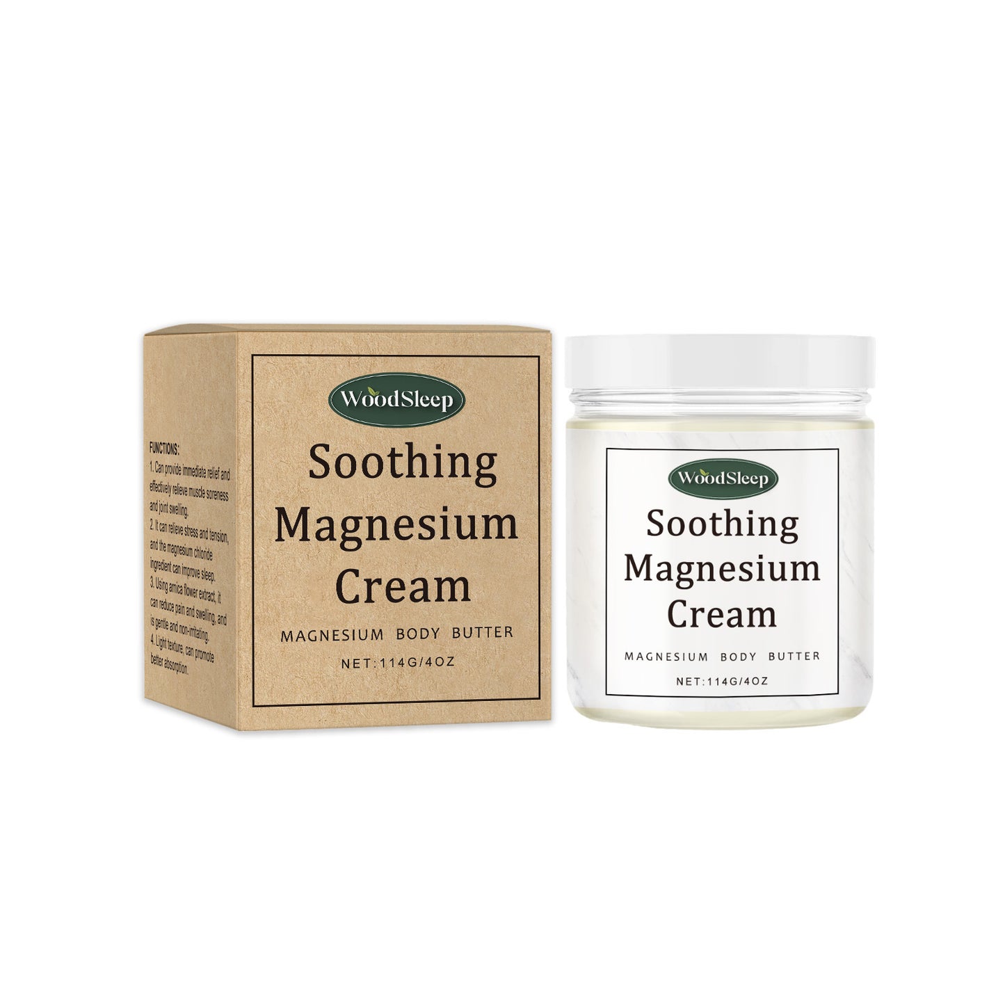 Magnesium Cream For Body Care After Exercise