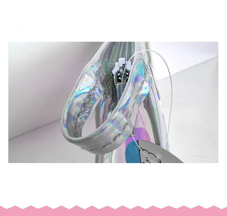 Laser starry sky waterproof cosmetic bag