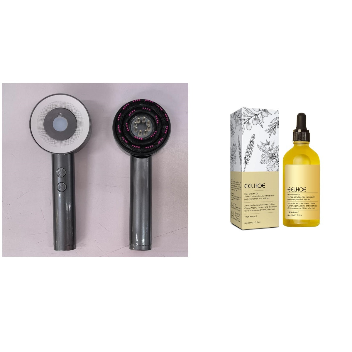 Fluffy Comb Scalp Massager Infrared Hair Care And Beauty Set