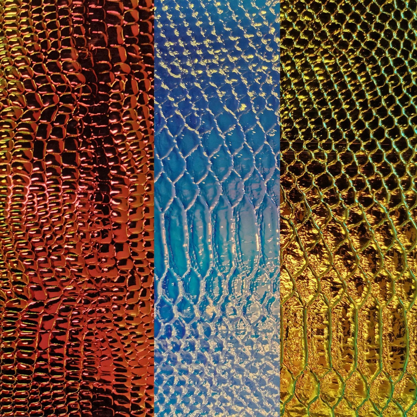 PU Leather Laser Fabric Cosmetic Bag