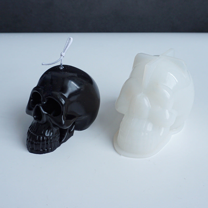Halloween Skull Easter Candle Mould