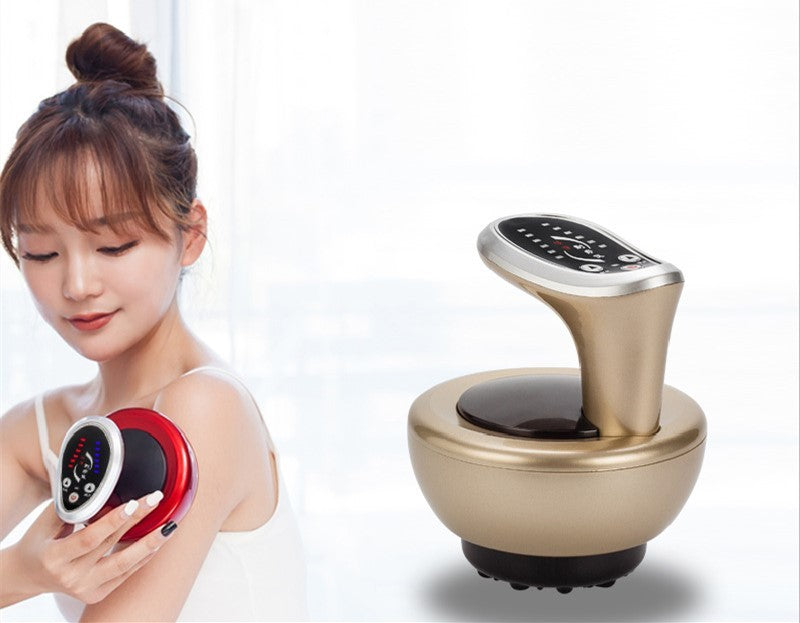 Electric negative pressure suction massage device