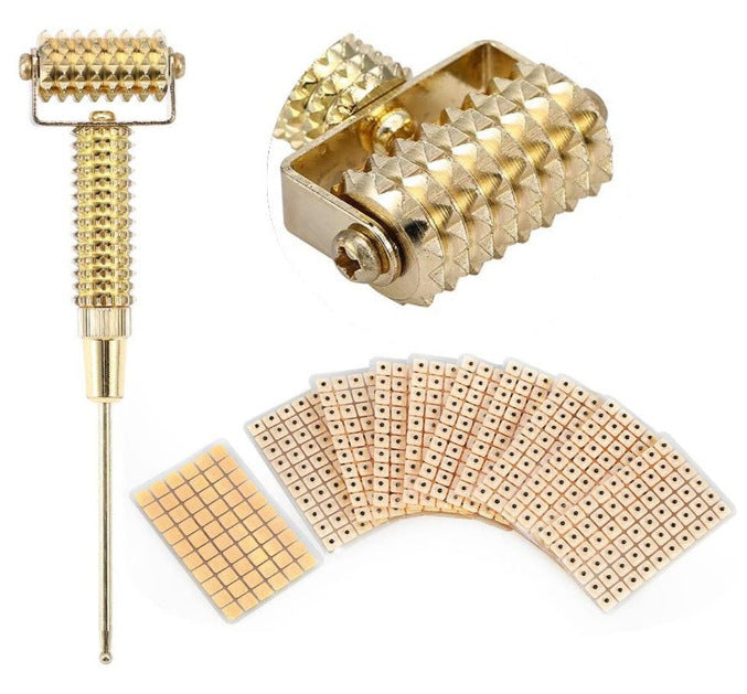 Face-rolled spring ear needle