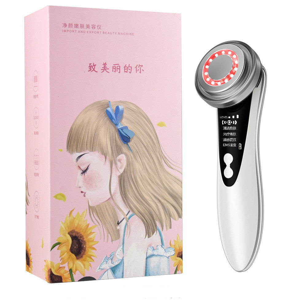 Warm facial massage cleansing beauty instrument