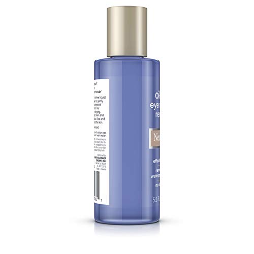 Neutrogena Gentle Oil-Free Eye Makeup Remover & Cleanser for Sensitive Eyes, Non-Greasy Makeup Remover, Removes Waterproof Mascara, Dermatologist & Ophthalmologist Tested, 5.5 fl. oz, 3 Pack