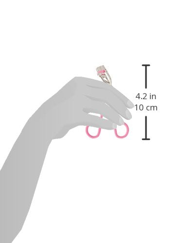 Tweezerman Neon Great Grip Eyelash Curler, Pink, 0.3 Oz