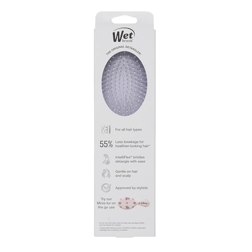 Wet Brush Original Detangling Hair Brush, Daisy (Hello Disney) - Ultra-Soft IntelliFlex Bristles - Detangler Brush Glide Through Tangles With Ease For All - For Women, Men, Wet & Dry Hair