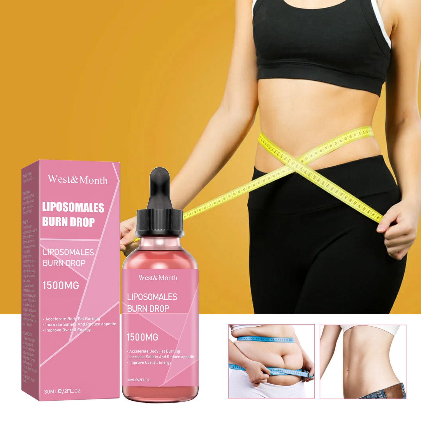 Firming Abdomen Thigh Fat Lazy Body Shaping Massage Care Essential Oil