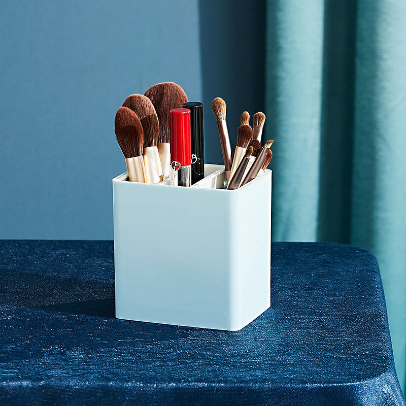 Cosmetic brush storage bucket