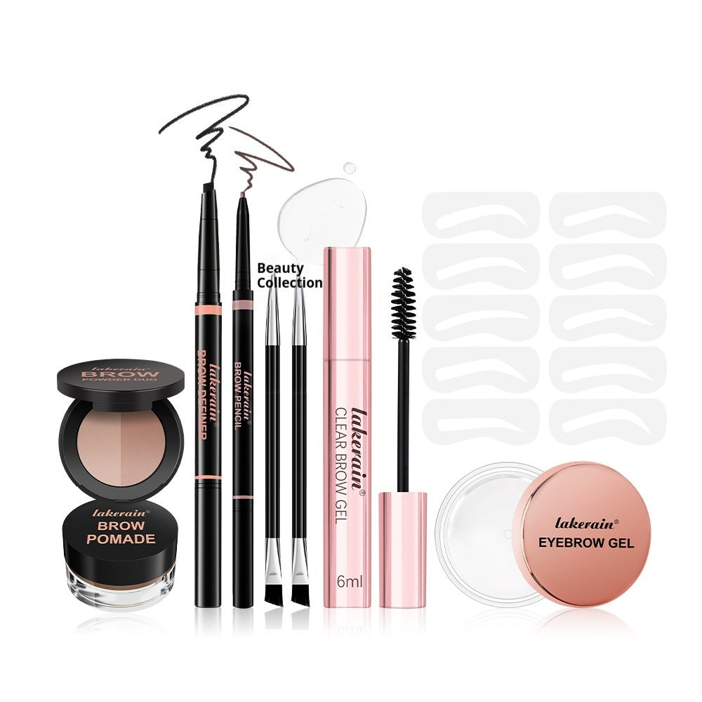 Full Set Of Eyebrows Suit Eyebrow Pencil Natural Suit