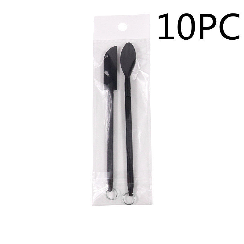 Cosmetic Silicone Spatula Mini Retractable Extended