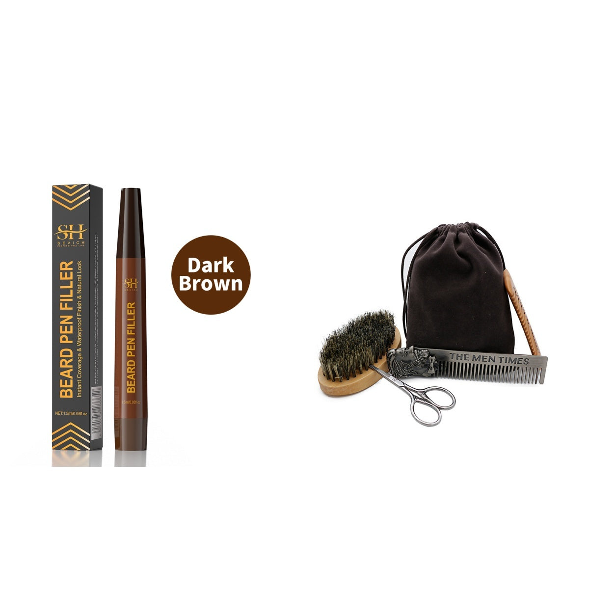 Men's Beard Eyebrow Hairline Headline Filler Sweatproof And Waterproof Natural Not Easy To Fade