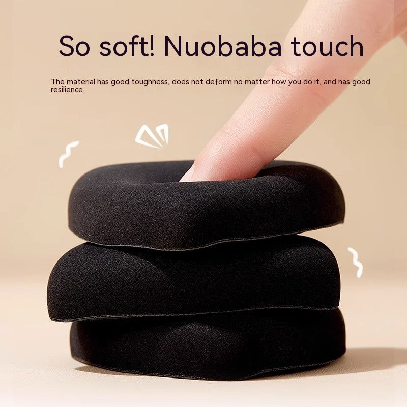 Black Pineapple Puff Liquid Foundation Dedicated Non-edible Powder Wet And Dry Sponge Makeup Super Soft Cushion With Box