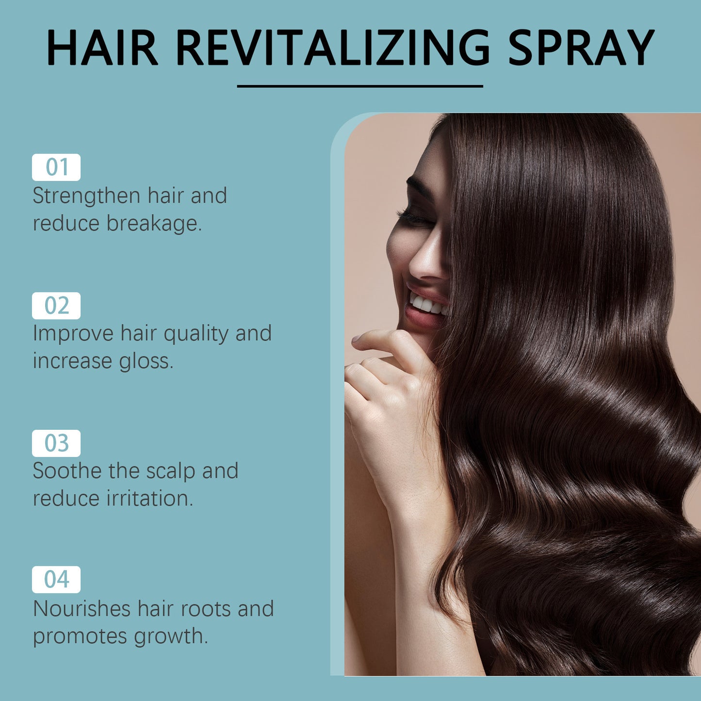 Hair Care Spray Is Soft, Nourishing And Tough