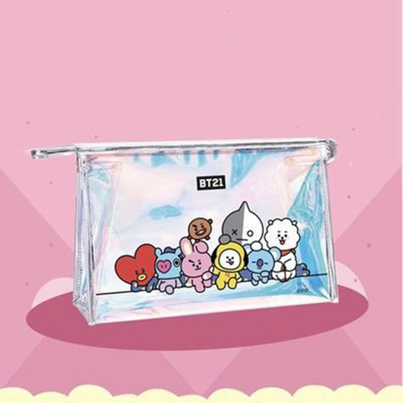 Laser starry sky waterproof cosmetic bag