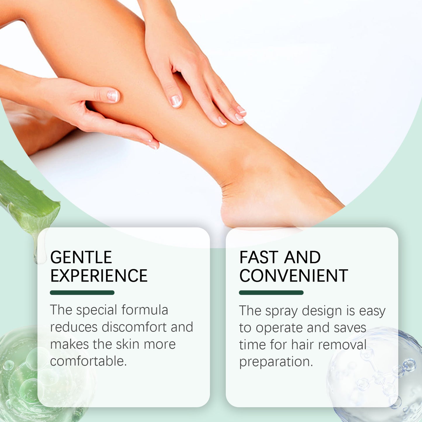 Moisturizing Silky Convenient Care Hair Removal Spray