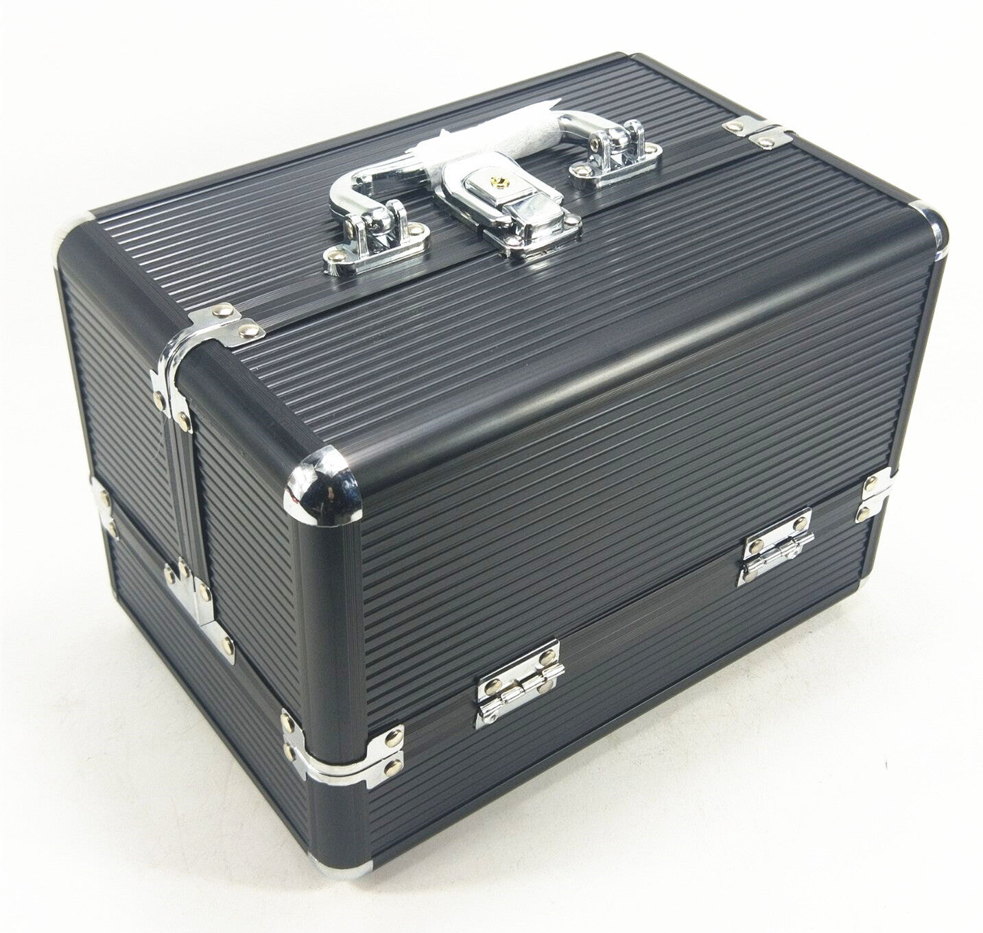 Double-opening Aluminum Alloy Cosmetic Case Makeup Kit