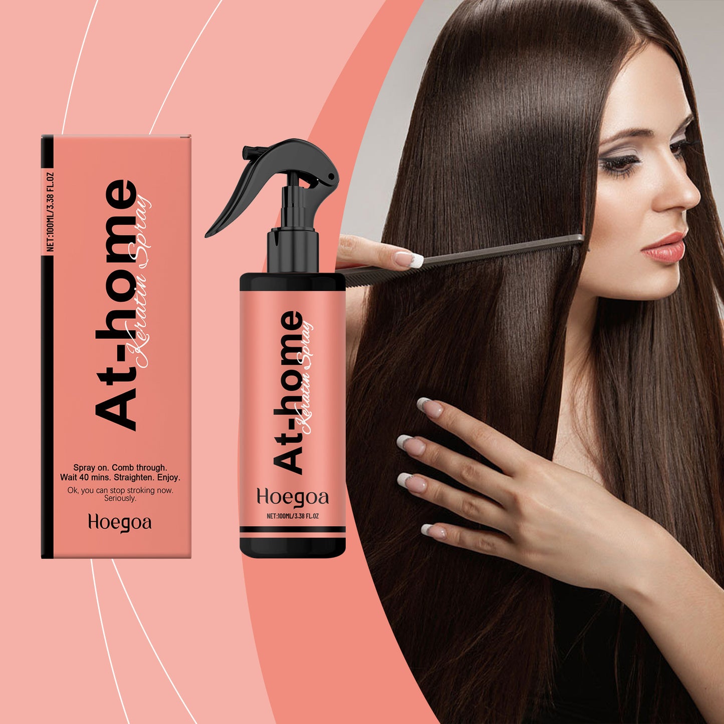 Keratin Hair Care Spray Moisturizing And Hydrating