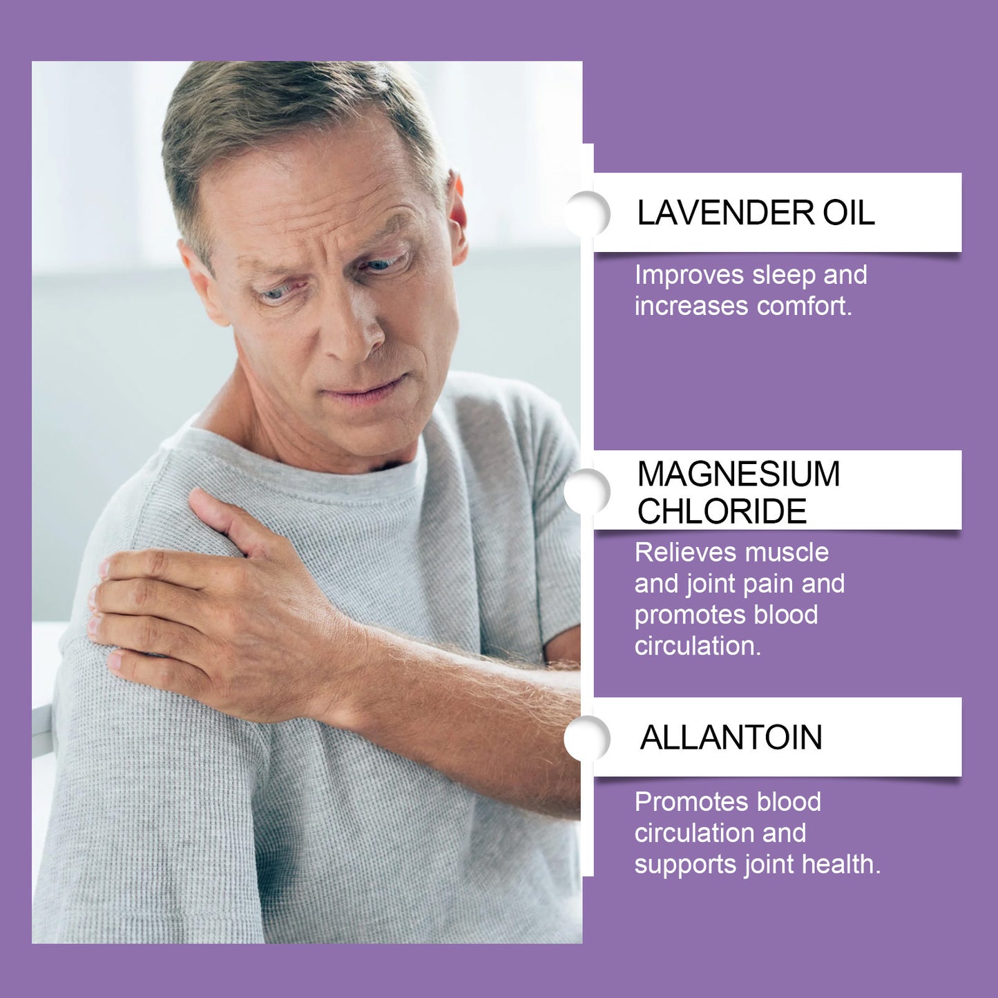 Body Soothing Magnesium Cream Relieve Wrist Knee Joint Discomfort Mild Ingredients Daily Massage Care