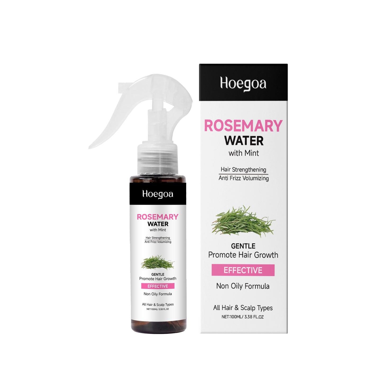 Rosemary Mint Hair Care Spray Nourishes And Softens