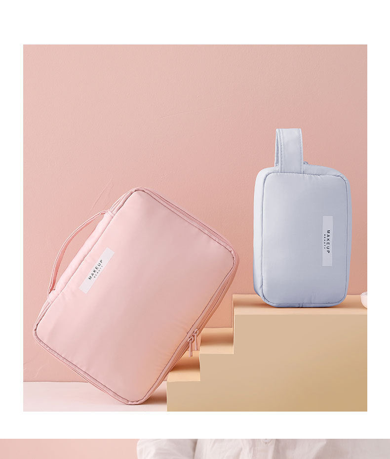 Portable Cosmetics Net Red Toiletries Bag