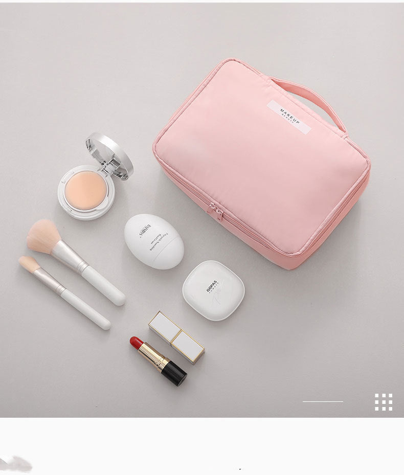 Portable Cosmetics Net Red Toiletries Bag