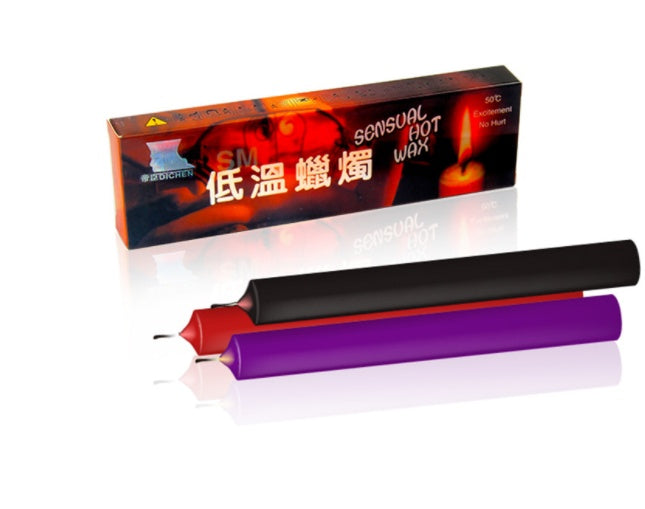 Three Red, White And Blue Low-temperature Unironed Candles