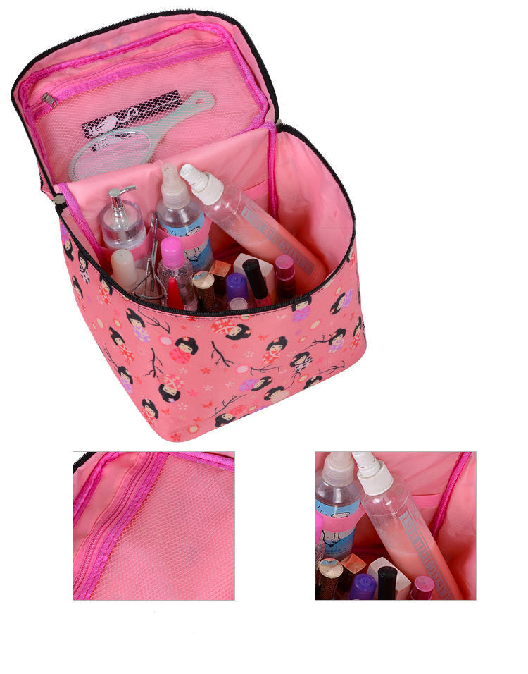 Fashion Personality Square Portable Cosmetic Bag