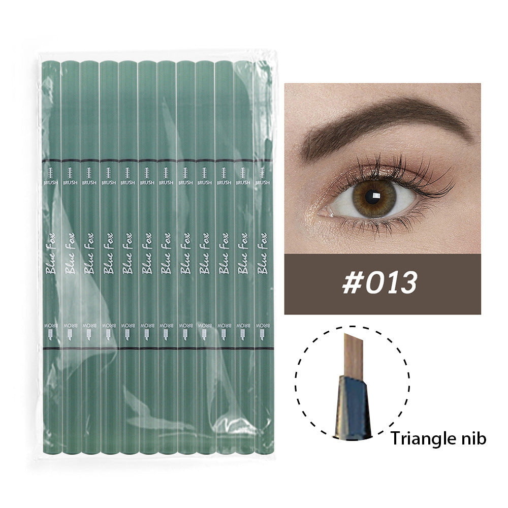 Ultra-fine Double-headed Eyeliner Eyebrow Pencil Rotatable