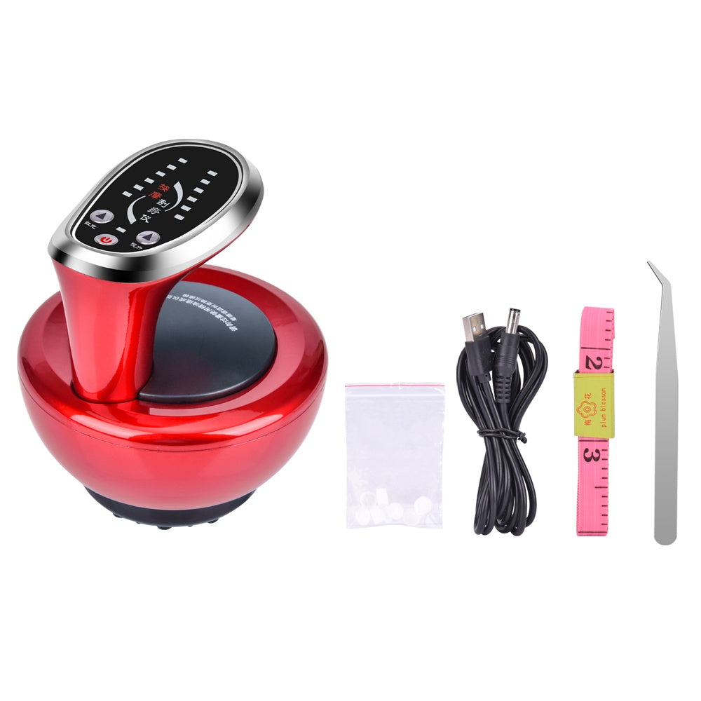 Electric negative pressure suction massage device