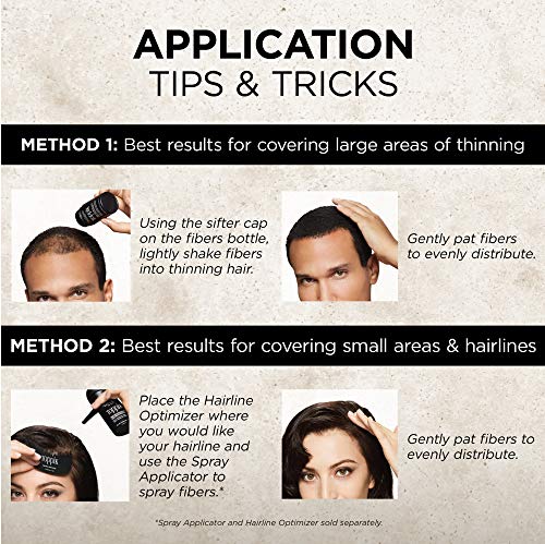 Toppik Hair Building Fibers, Dark Brown, 3g Fill In Fine or Thinning Hair, Instantly Thicker, Fuller Looking, 9 Shades for Men & Women, Keratin Protein Formula
