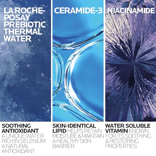 La Roche-Posay Toleriane Hydrating Gentle Face Cleanser & Refill, Hydrating Facial Cleanser With Niacinamide + Ceramides, Daily Face Wash For Dry Skin To Normal Skin