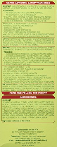 Garnier Nutrisse Ultra Color Nourishing Hair Color Creme, R3 Light Intense Auburn (Packaging May Vary), Pack of 1