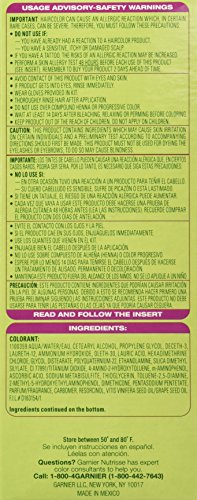 Garnier Nutrisse Ultra Color Nourishing Permanent Hair Color Cream, BR2 Dark Intense Burgundy (1 Kit) Red Hair Dye (Packaging May Vary), 1 Count
