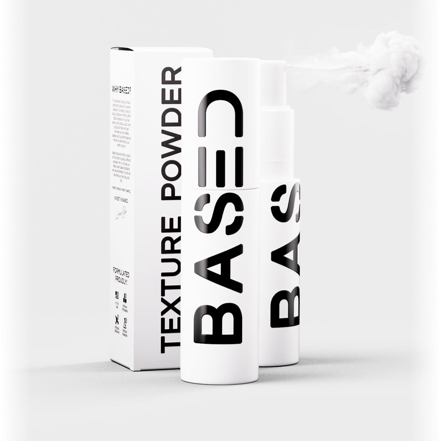 Based Bodyworks Hair Texturizing Powder, Lightweight & Volumizing Styling Powder with Matte Finish, Add Texture with Medium Hold, Best for Short to Medium Hair, (1.69oz Bottle, Pack of 1)