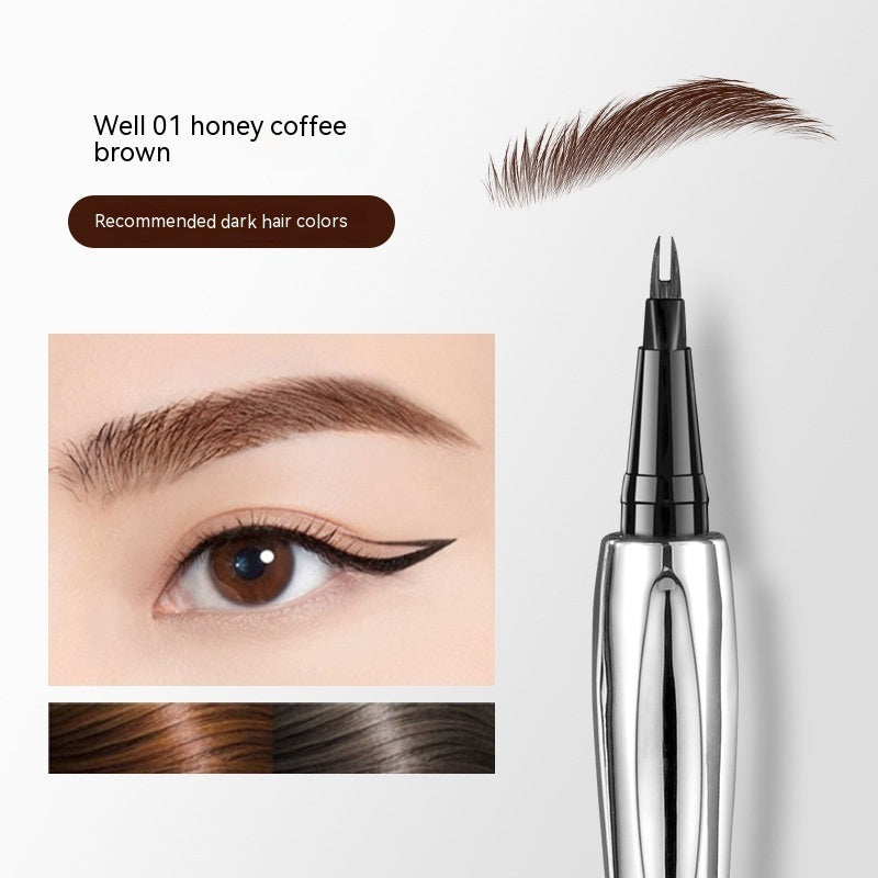 Waterproof Sweat-proof No Fading Smudging Natural Long Lasting Eyebrow Pencil