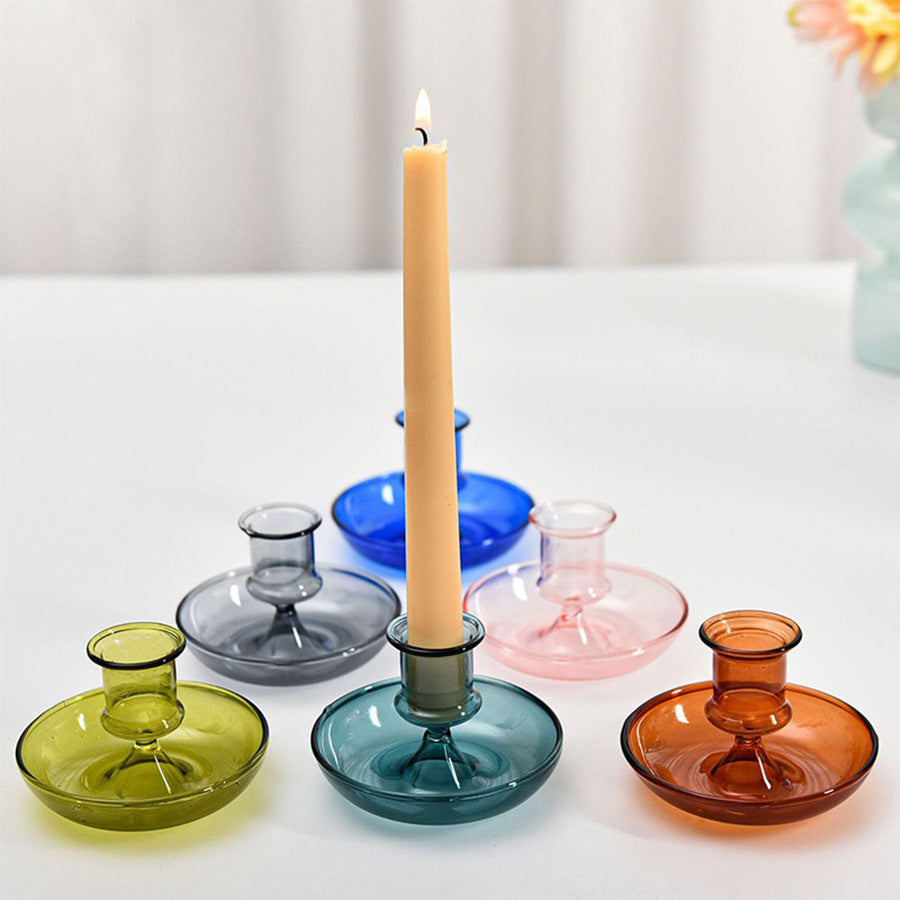 Creative Color Glass Candle Ornaments